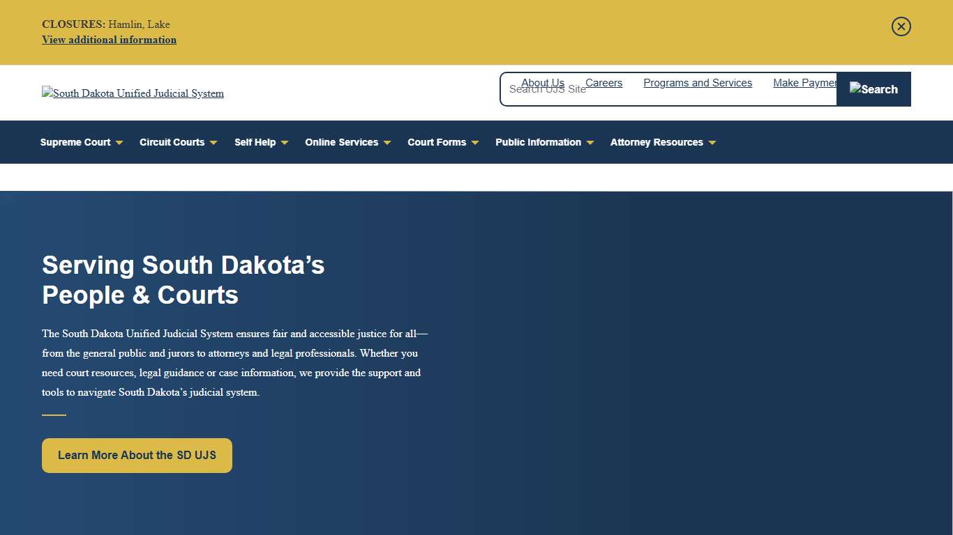 Home | South Dakota Unified Judicial System