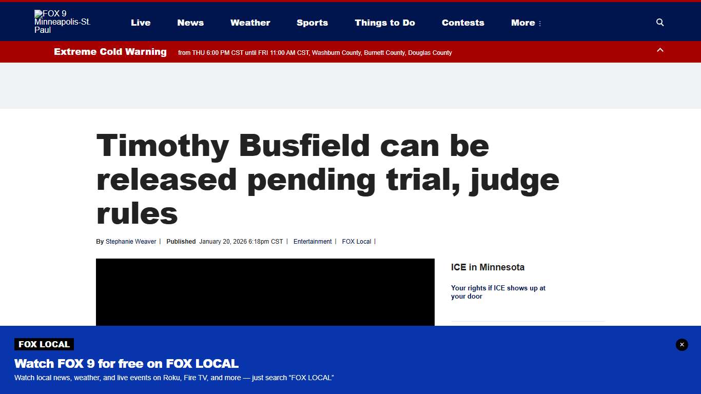 Timothy Busfield can be released pending trial, judge rules | FOX 9 Minneapolis-St. Paul
